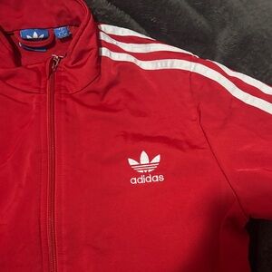 Adidas Scarlet Jacket with White Logo
